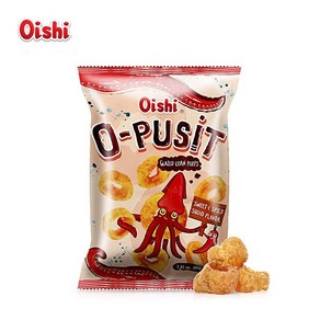 Oishi O-PUSIT Sweet & Spicy Squid Flavor 오이스 오퍼지트 오징어 맛 스낵