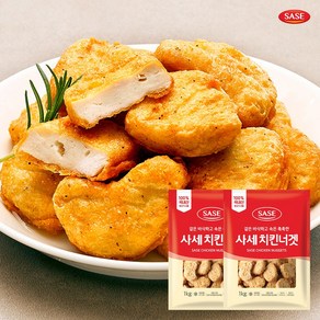 [씨기프트]사세 치킨너겟 1kg+1kg 외 버팔로윙 스틱 텐더 가라게, 1kg, 2개