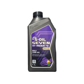 S-Oil Seven 4T Ride #9 MA2 10W40 1L, 4개