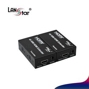 랜스타 LS-HDEX14 HDMI 60M 4K EXTENDER 스크린 광고 야구 회의, 1개