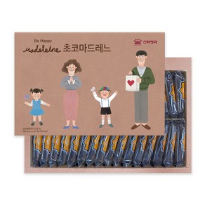 [신라명과]초코마드레느 480g 32개입 선물용쇼핑백, 1개