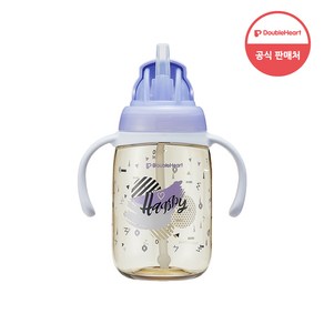 더블하트 마그마그 PPSU 빨대컵 해피 270ml