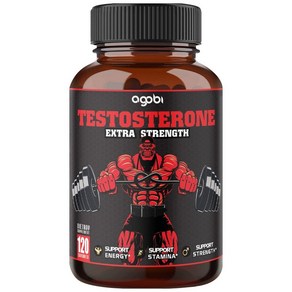 최강 유기농 Testosteone Booste 테스토스테론부스터 남성을 위한 15500mg 강도 체력 에너지 내구성 테스트부스트 빠른 근육발달 성장 향상, 120정, 2박스