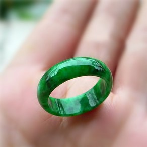 옥반지 쌍가락지 natual geen jade ing fo women men 에메랄드 natual stone jadeite jade jewely 한복 장신구 옥가락지