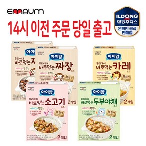 일동후디스 아이얌 우리아이 바로먹는 소스 5개 혼합 세트, 160g, 1세트, 소고기1+카레1+짜장2+야채1