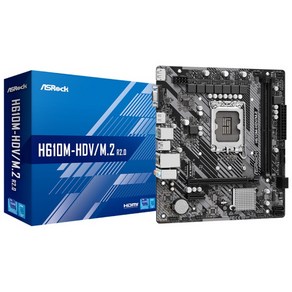 [ASRock] H610M-HDV/M.2 R2.0 D4 에즈윈 (인텔H610/M-ATX)