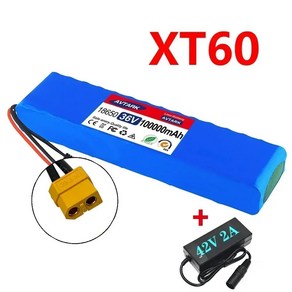 업그레이드 전기 스쿠터 배터리 팩 18650 리튬 M365 36V 10S3P 100000mAh, 1개