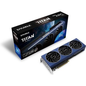 고사양 Spakle Intel Ac A770 Titan OC Edition 16GB GDDR6 ThemalSync 찢어진 냉각 축 팬 금속 백플레이트 SA770T-16GOC, [05] A750 타이탄 OC