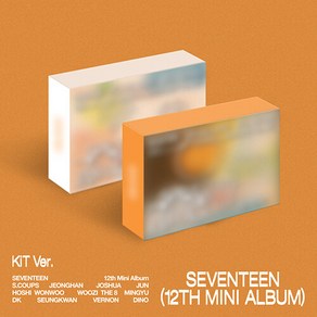 [키트] 세븐틴 미니 12집 랜덤1종 SEVENTEEN 12th Mini Album [KiT ver.] / 포토카드26종+셀카포토카드+키트+타이틀&크레딧카드+엽서+아웃박스