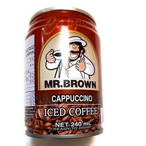 M. Bown Iced Cappuccino Coffee 8.12 Ounce 브라운 씨 아이스 카푸치노 커피 8.12온스, 1개