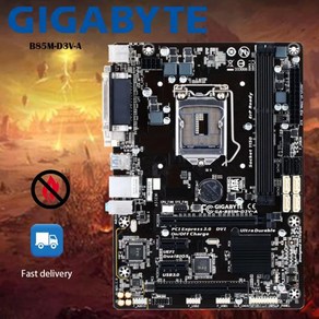 기가바이트 컴퓨터 메인보드중고 GIGABYTE B85M-D3V-A 마더보드 인텔 4 세대 5 코어 프로세서 지원, 한개옵션0