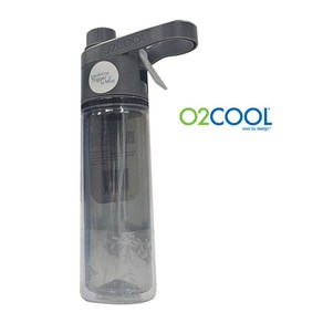 O2Cool 오투쿨 보냉 스포츠 물통 자전거 물병 미스트 분사 500ml, 그레이, 1개