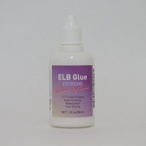 ELB GLUE M탈모 가발글루 레이스 헤어 가발접착제 레이스 헤어글루 화이트 클리어 대용량 38ml, 상세페이지 참조, 1개