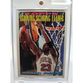 1994 Topps Scoing Leade 마이클 조던 Jodan NBA 농구 카드, 1개