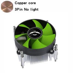 PC쿨러 CPU 냉각 케이스 쿨러 무소음 호스트 온도를 낮추는 선풍기 LGA2011 x79 x99 e5 2099 설치에 적합 컴퓨터 부드러움, [01] 고정 컬러, [01] 기타, [01] 3Pin No light, 1) 3Pin No light  고정 색상기타, 1) 3Pin No light  고정 색상기타