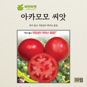 세계종묘 아카모모 토마토 씨앗 30립, 1개