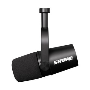 SHURE 슈어 MV7X XLR 다이나믹 마이크 보컬 스튜디오 녹음용 케이블 팝필터 관절 스탠드 패키지 [정품], MV7X+케이블+팝필터+관절스탠드