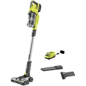 RYOBI 료비 파크로반 ONE 18V 코드리스 스틱 청소기 키트 4.0Ah 배터리 및 충전기 포함, 1개