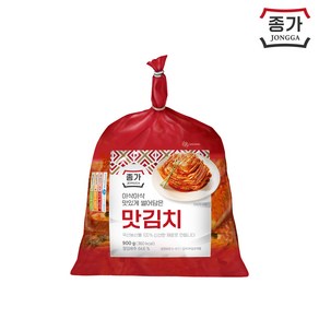 [종가공식판매몰] 종가 먹기좋게 썰은 맛김치 900g(비닐), 900g, 1개