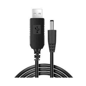 엠비에프 엠비에프 USB 5V to DC 12V 전원 승압 케이블 1m MBF-UP5V12