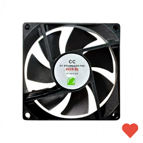 PC쿨러 유커머스 저소음 쿨러 80MM 3핀 팬 먼지, 1개