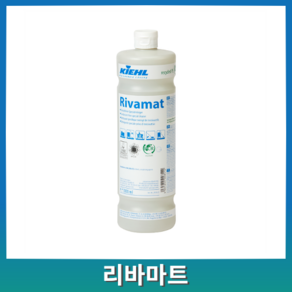 Rivamat 키엘 리바마트 1L 바닥 타일 카페트 천 기계용 특수 세정제 세제 에코라벨 친환경 알칼리성, 1개