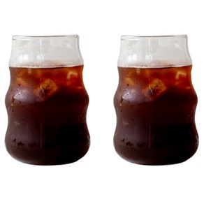 리빙플레어 내열유리 봉봉 유리컵 500ml, 2개