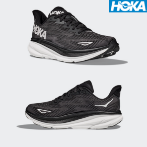 [HOKA] 호카오네오네 런닝화 CFT 남성 클리프톤 9 와이드 발편한 운동화 MH812722 + 파우치