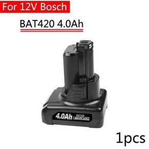 리튬 이온 교체 배터리 무선 전동 공구 Bosch BAT411 10.8V 12V 6.0Ah