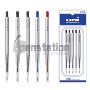 유니 중성 스타일핏트 단품펜 0.28mm 볼펜 세트, 스타일핏 0.28mm 흑색 3개+적색1개+청색1개 세트