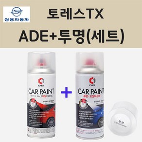 쌍용 토레스TX ADE 아이언메탈 주문 스프레이 페인트 + 투명스프레이 200ml, 1개