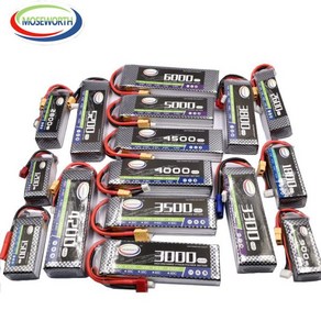 3S 11.1V 1800 2200 3000 5000mAh 30C RC 장난감 LiPo 배터리 비행기 헬리콥터 드론 자동차 보트 원격 제어, 01 30C, 01 CHINA, 07 1800mAh T Plug, 1개