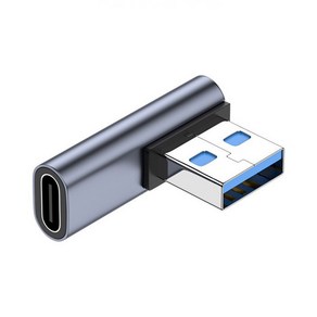 USB C타입 to AM 10Gbps OTG 꺽임 젠더 JA123, 상세페이지 참조, 1개, 30mm