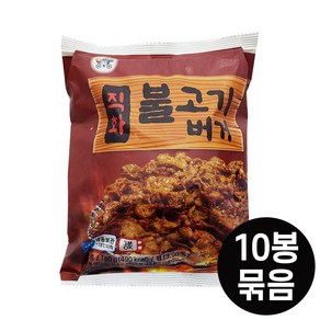 대신 직화불고기 버거 160g, 10개