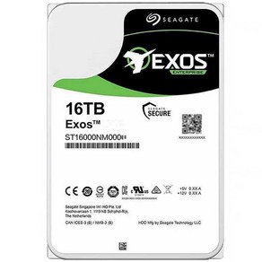 씨게이트 16TB 16T ST16000NM000J 지원 하드드라이브 호환, 1개, 12TB Seagate 3년 보증