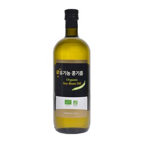 [오월햇살] 유기농 콩기름 대두유 식용유 1L 1000ml, 1개