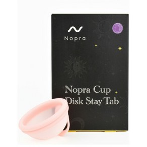 Nopa (노프라) 월경 디스크 스테이 탭 패키지 생리 컵 월경 컵 경혈 컵 menstual cup (라이트 핑크 S) Nopa（ノプラ）月経ディスク ステイタブ 限定パッ, 1개