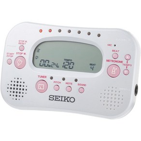 SEIKO 세이코 튜너 메트로놈 스톱워치 포함 펄화이트 STH100W