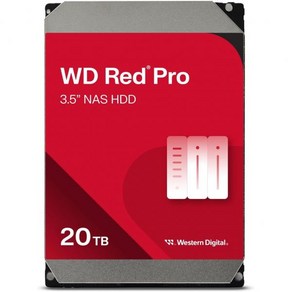 Westen Digital 16TB WD Red Po NAS 내장 하드 드라이브 HDD 7200RPM SATA 6Gbs C, 20TB_Red Po