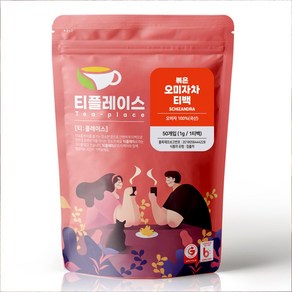 티플레이스 국산 100% 볶은 오미자차 삼각티백 50ea 전통차 허브차, 1개, 50개입, 1g