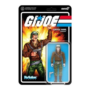 [2] Supe7 G.I. Joe Babecue - 9.5cm(3.75인치) G.I. Joe 액션 피규어 액세서리 클래식 만화 수집품 및 레트로 장난감 포함, 호크 장군, 1개