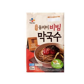 CJ 시원한 동치미 비빔막국수 2인 484.4G 1개 (신선식품)