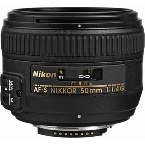 Nikon 니콘 AFS FX NIKKOR 50mm f1.니콘 DSLR 카메라용 자동 초점 4G 렌즈, Black, 1개