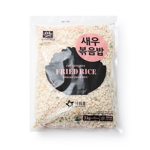 아워홈 행복한맛남 냉동 새우볶음밥 3kg, 3개
