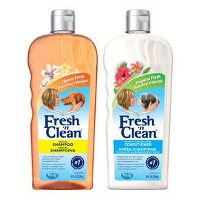 Fesh ’n Clean Scented Shampoo Classic Fesh Scen 프레쉬 앤 클린 향 샴푸 클래식 프레시 향(18온스) + 오트밀 앤 베이킹 소다 컨디셔, 1개, 1.14kg