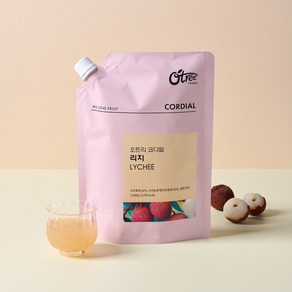 오트리 코디얼 시럽 리치, 1kg, 2개