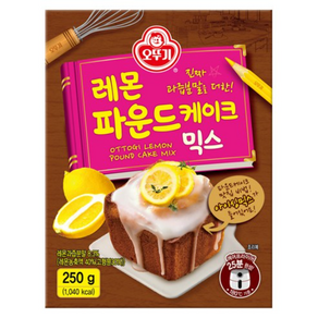 오뚜기 레몬 파운드 케이크 믹스, 250g, 4개