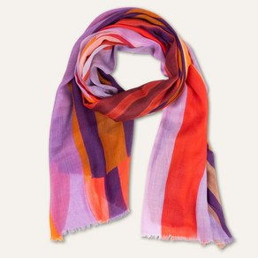 오일릴리 머플러 Oilily Astripes Love Blocks Scarf 스트라이프러브블럭 스카프