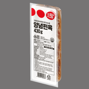 바이오푸드몰_식자재왕 양념편육 430g, 1개