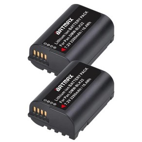 파나소닉 LUMIX DC-S5 DC-S5K 카메라용 4X 2280mAh DMW-BLK22 DMW BLK22 배터리 LED 듀얼 충전기, 2 배터리, 03 2 battey